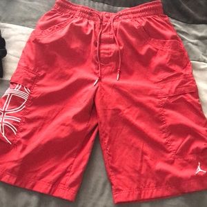 Jordan Swim Beach Board Shorts Size Large well made and very Nice shorts